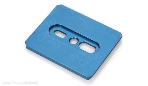 Denz Camera Plate 79x65mm (Blue)