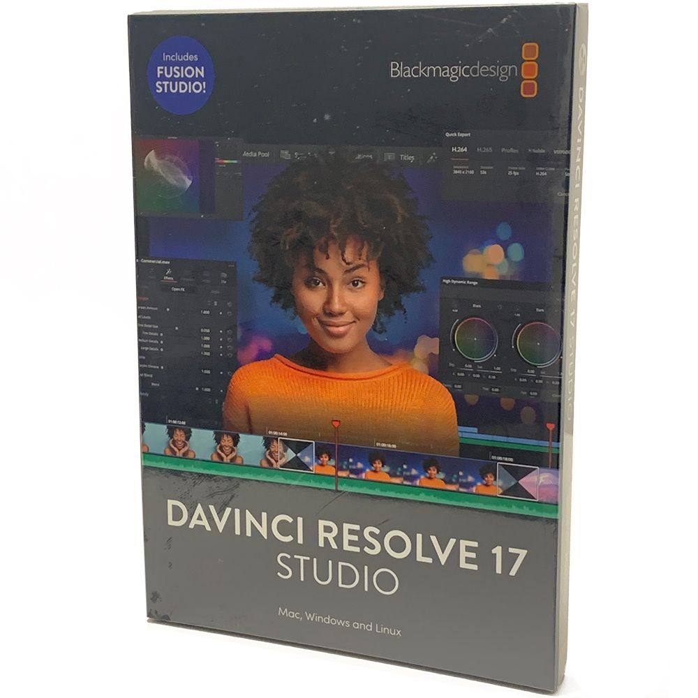 BLACKMAGIC DESGIN - DaVinci Resolve 17 Studio Software