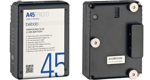 BEBOB - A45Micro 14.4V 43Wh Gold Mount Li-Ion Battery