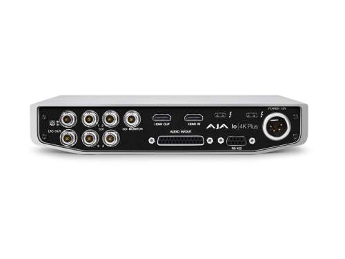 AJA - IO 4K Plus - Thunderbolt 3 Interface - 12-bit - E/S 4K/UHD/ viaThunderbolt 3 - 12G-SDI & HDMI 2.0