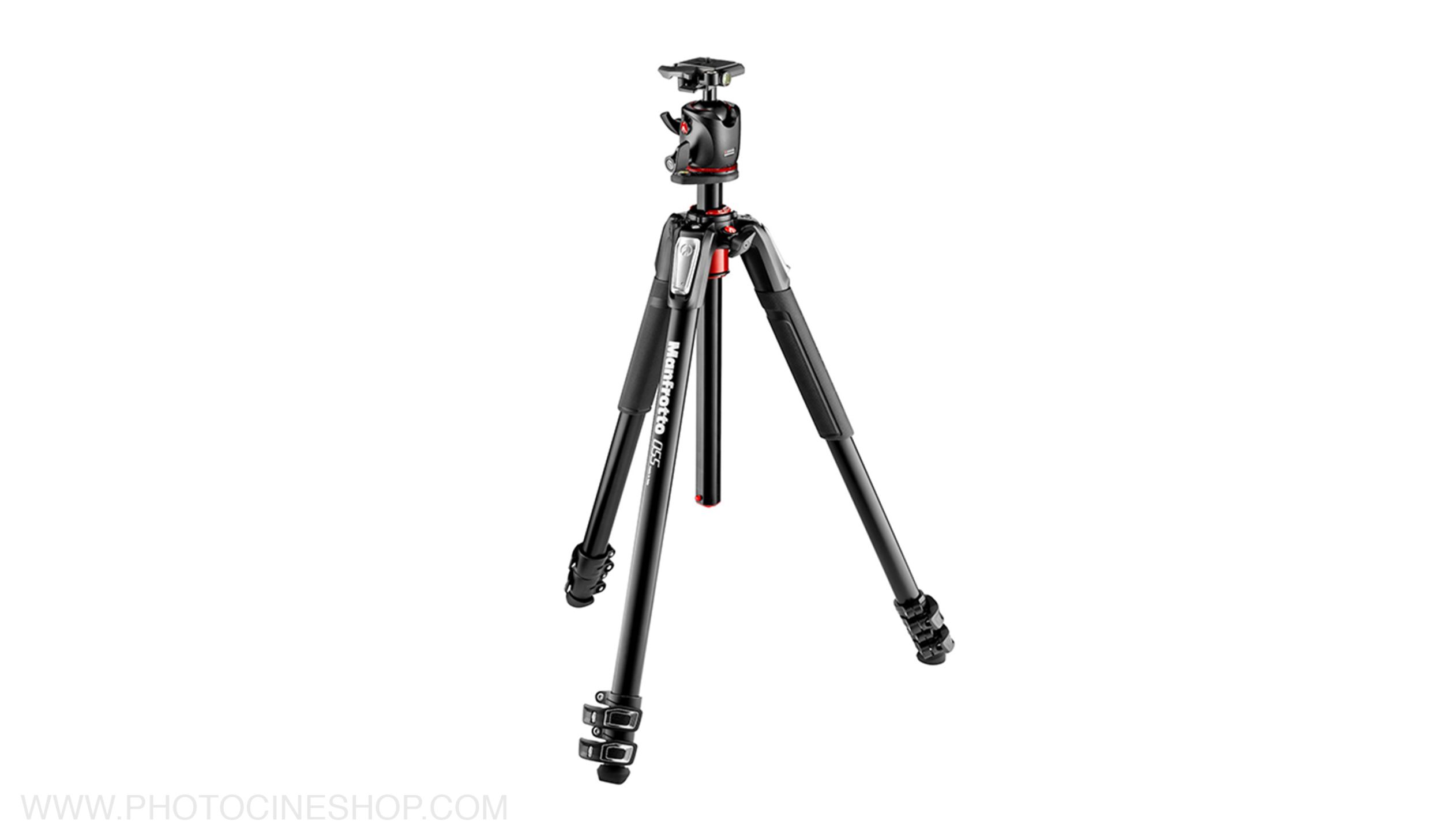 Manfrotto - Kit Tripod 3 sections, aluminum + XPRO Ball Head + 200PL