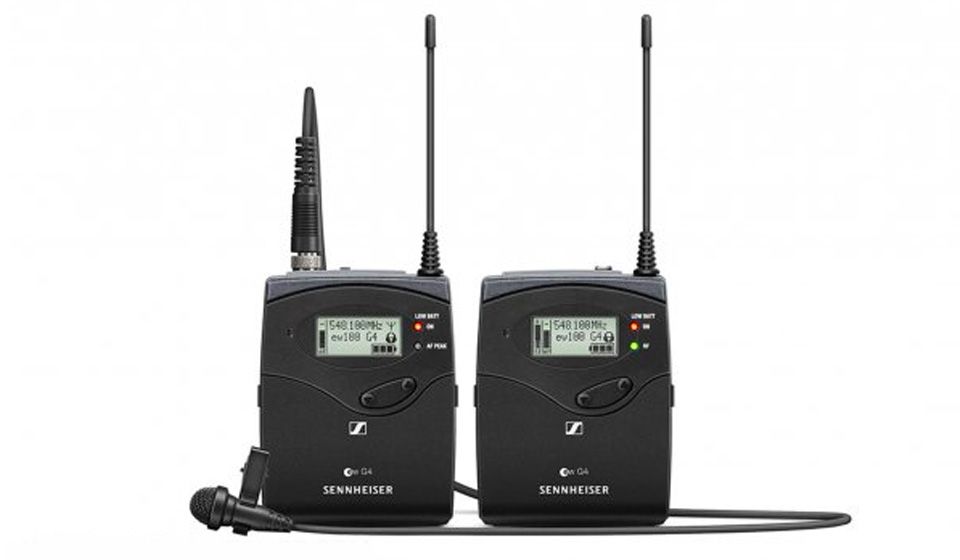 SENNHEISER - Portable Wireless Tie Kit, ME 2-II Microphone (Omni), Frequency Range: A (516 - 558 MHz)