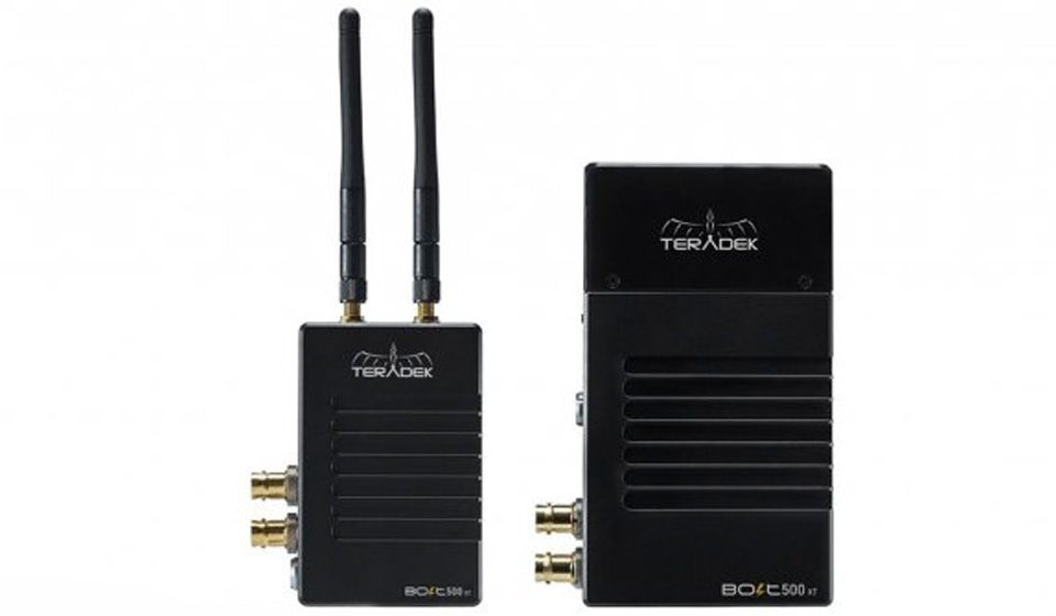 TERADEK - Bolt XT 500 Wireless SDI/HDMI Transmitter/Receiver Deluxe Kit AB Mount