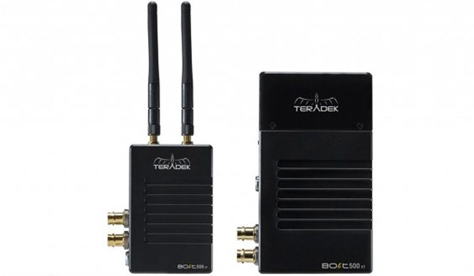 TERADEK - Bolt XT 500 Wireless SDI/HDMI Transmitter/Receiver Deluxe Kit V Mount