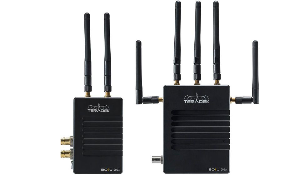 TERADEK - BOLT LT 1000 Wireless HD-SDI Transmitter/Receiver Deluxe Kit V Mount