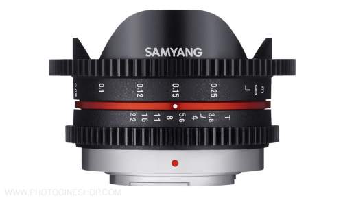 SAMYANG - 7.5mm T3.8 Cine Fisheye Micro 4/3