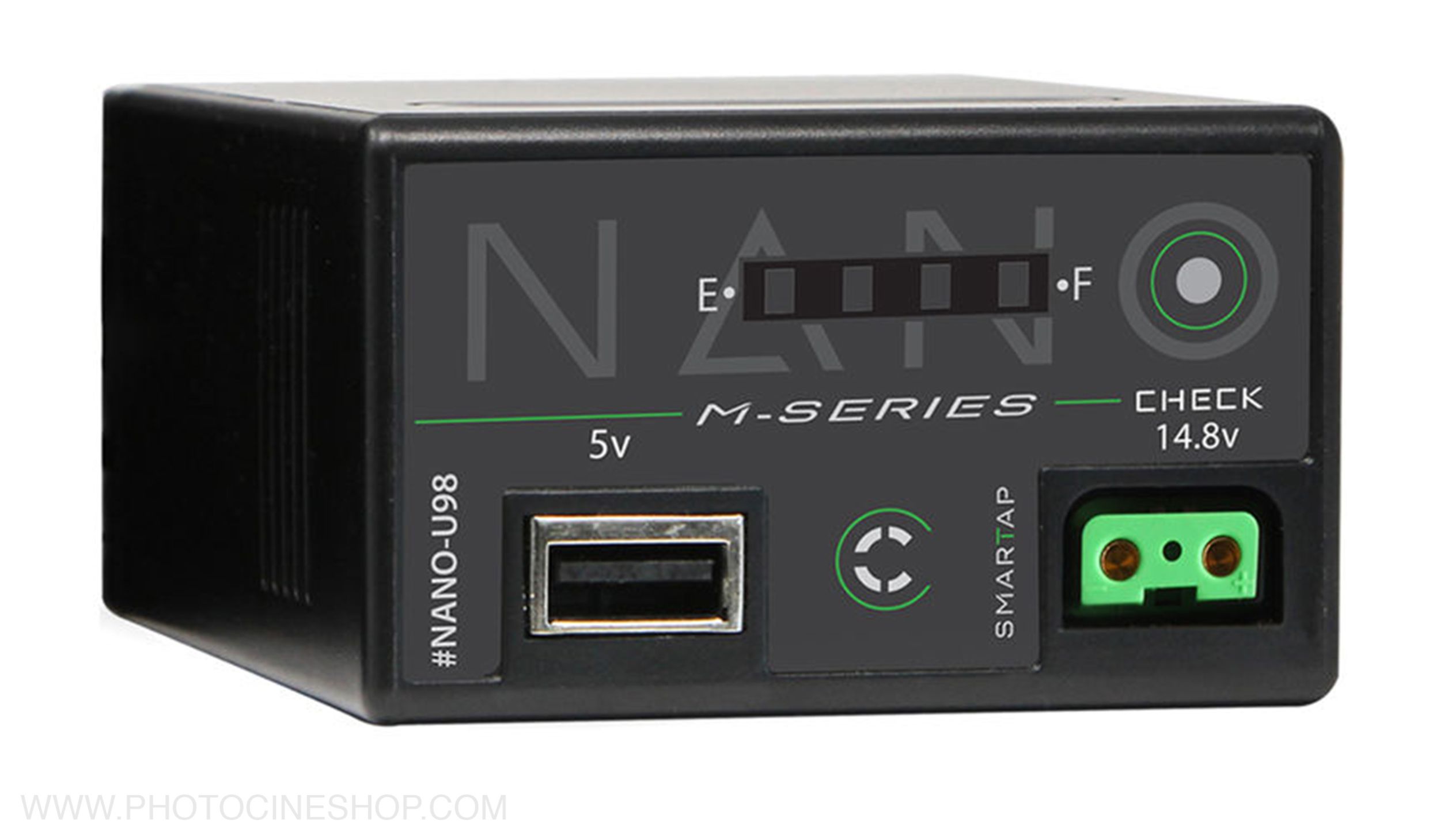CORE SWX - NANO-U98 - CoreSWX 98wh 14.8v, 6600mah HDV Battery w/ 4 LED Gauge with PowerTap and USB for Select PMW/PXW Camcorders