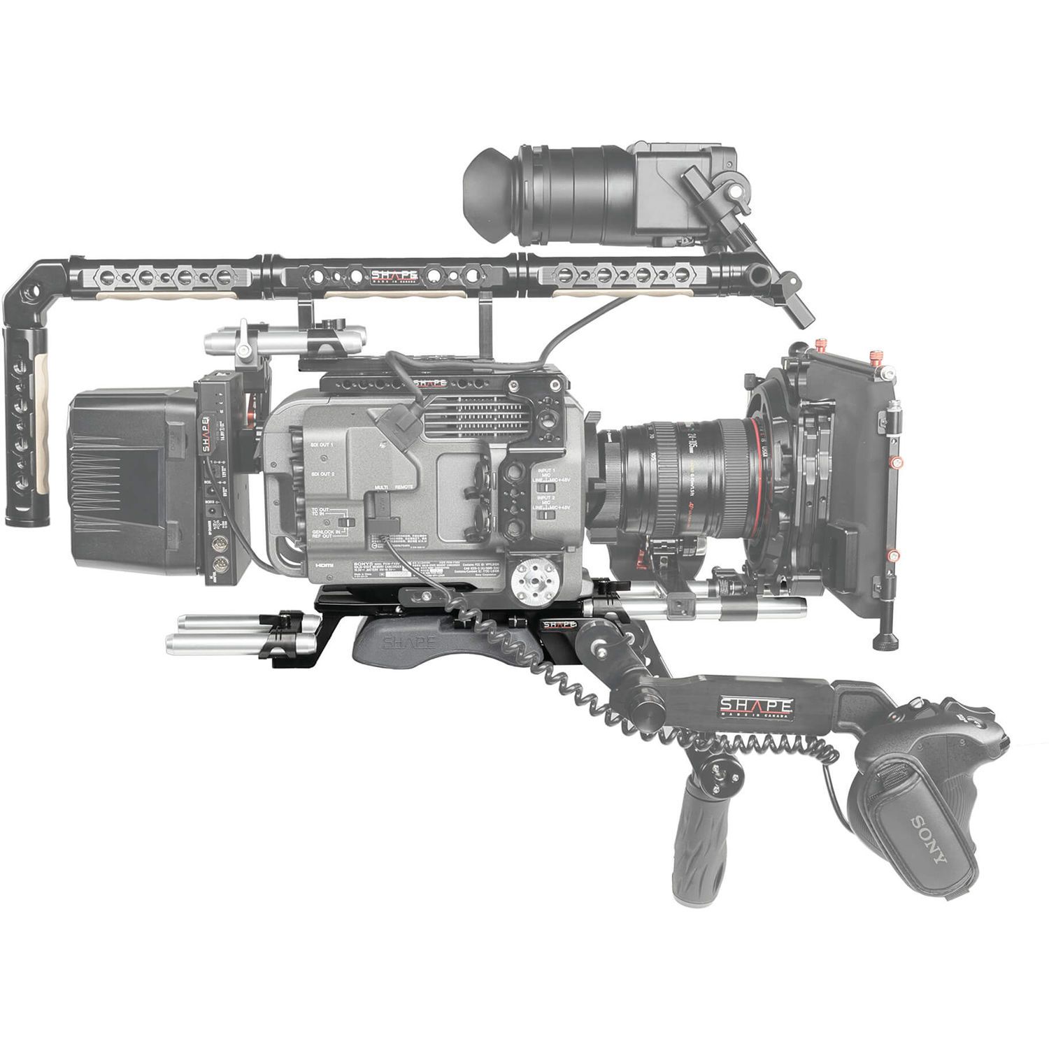 SHAPE - V-Lock quick release baseplate pour Sony FX9