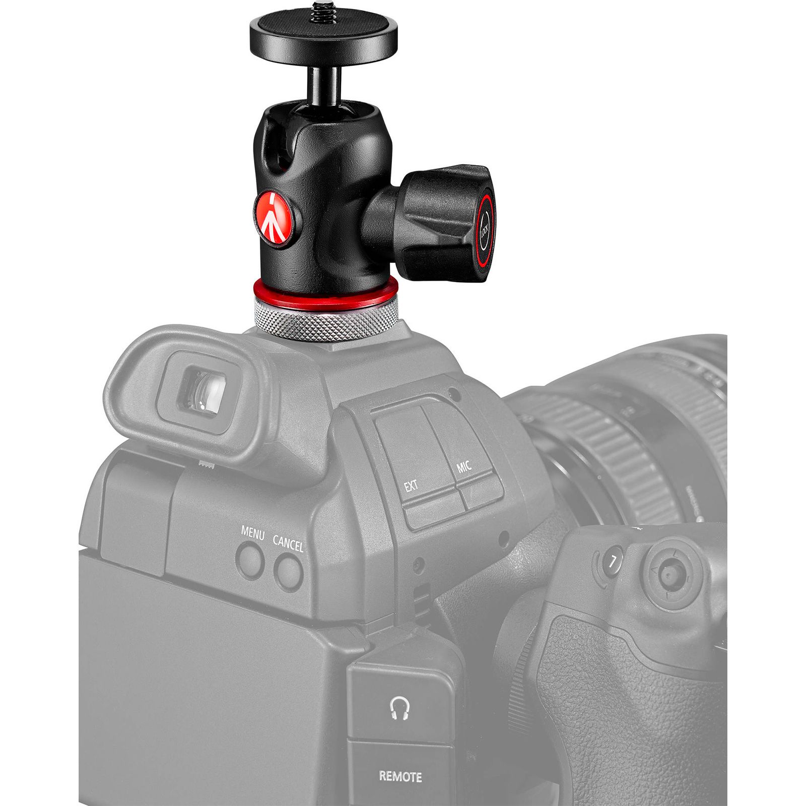 Manfrotto - Micro ball head 492 with cold shoe