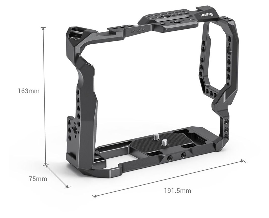 SMALLRIG - Cage pour BMPCC 4K/6K avec le grip batterie attaché