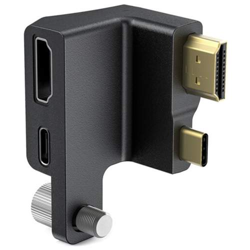 SMALLRIG - Adaptateur HDMI/USB Type-C à angle droit pour cage de caméra BMPCC 4K