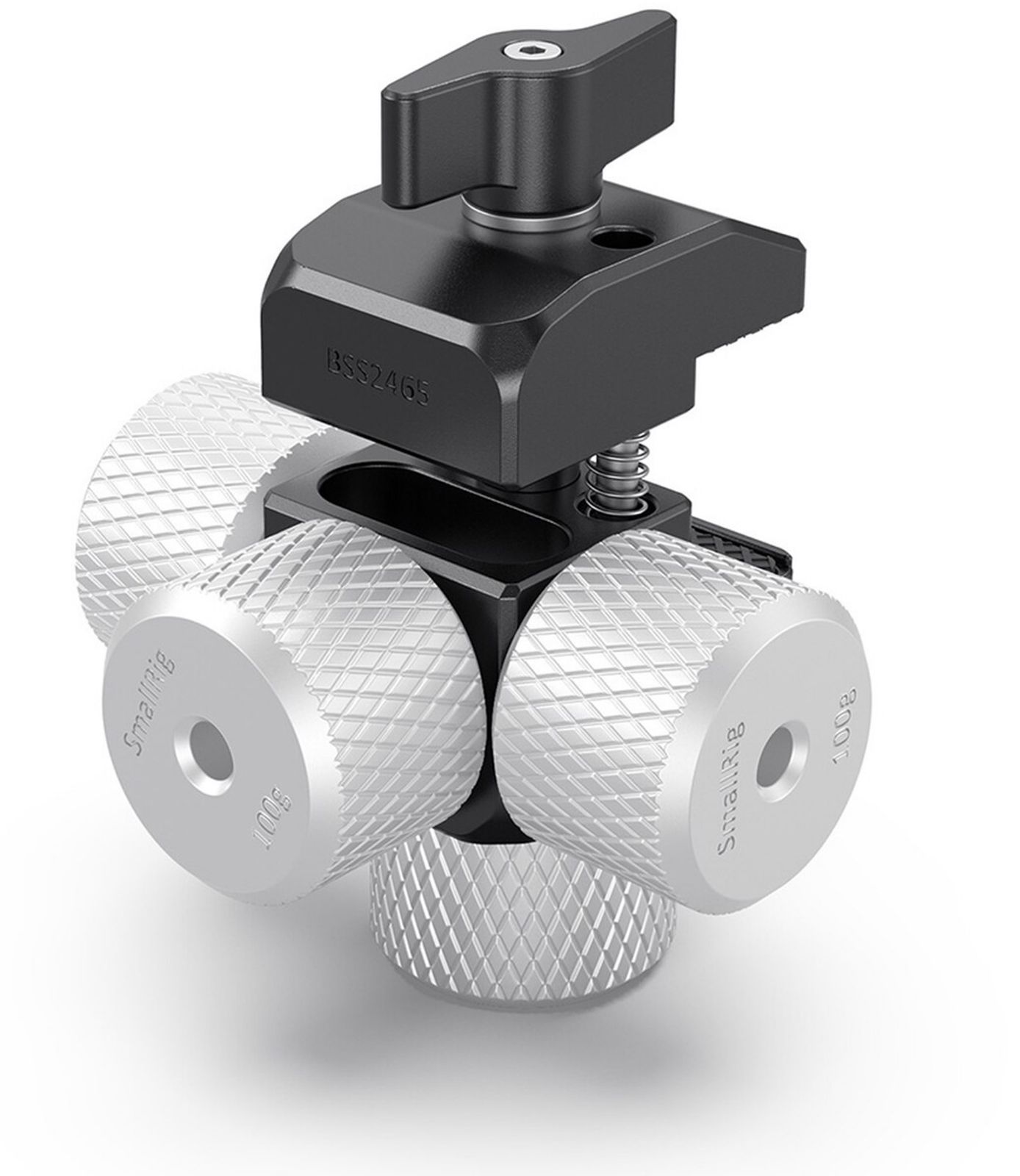 SMALLRIG - Mounting Clamp with Counterweights Kit for DJI Ronin-S/SC, Zhiyun