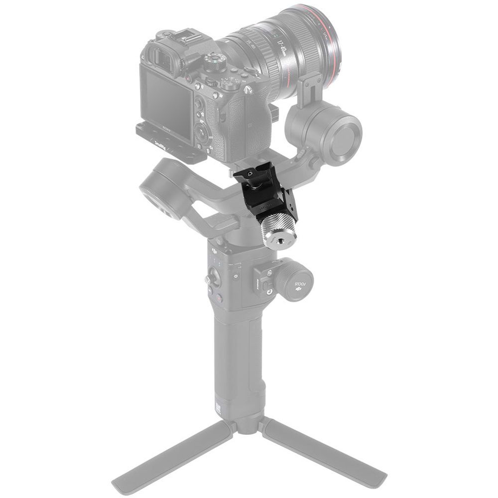 SMALLRIG - Mounting Clamp with Counterweights Kit for DJI Ronin-S/SC, Zhiyun