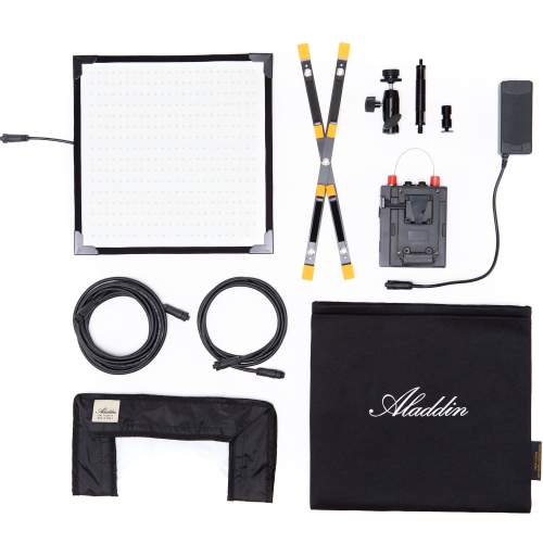 ALADDIN - Kit Bi-Flex M7 Bi-Color with V-Mount Battery Plate and Case