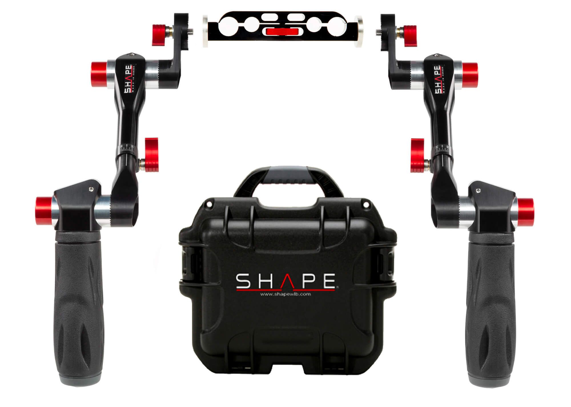 SHAPE - Telescopic handle Arri rosette with rod bloc and case