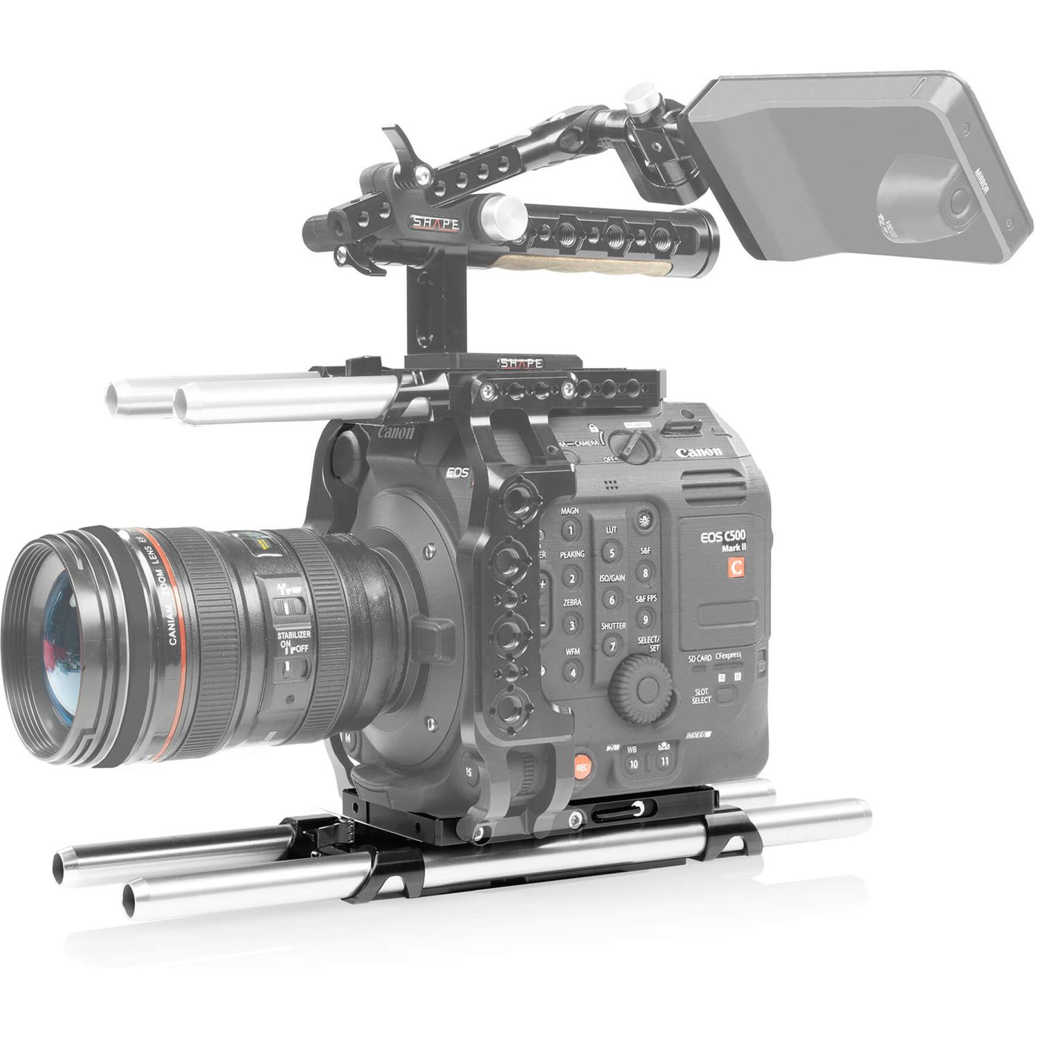 SHAPE - 15mm Lightweight Baseplate for C500 Mark II