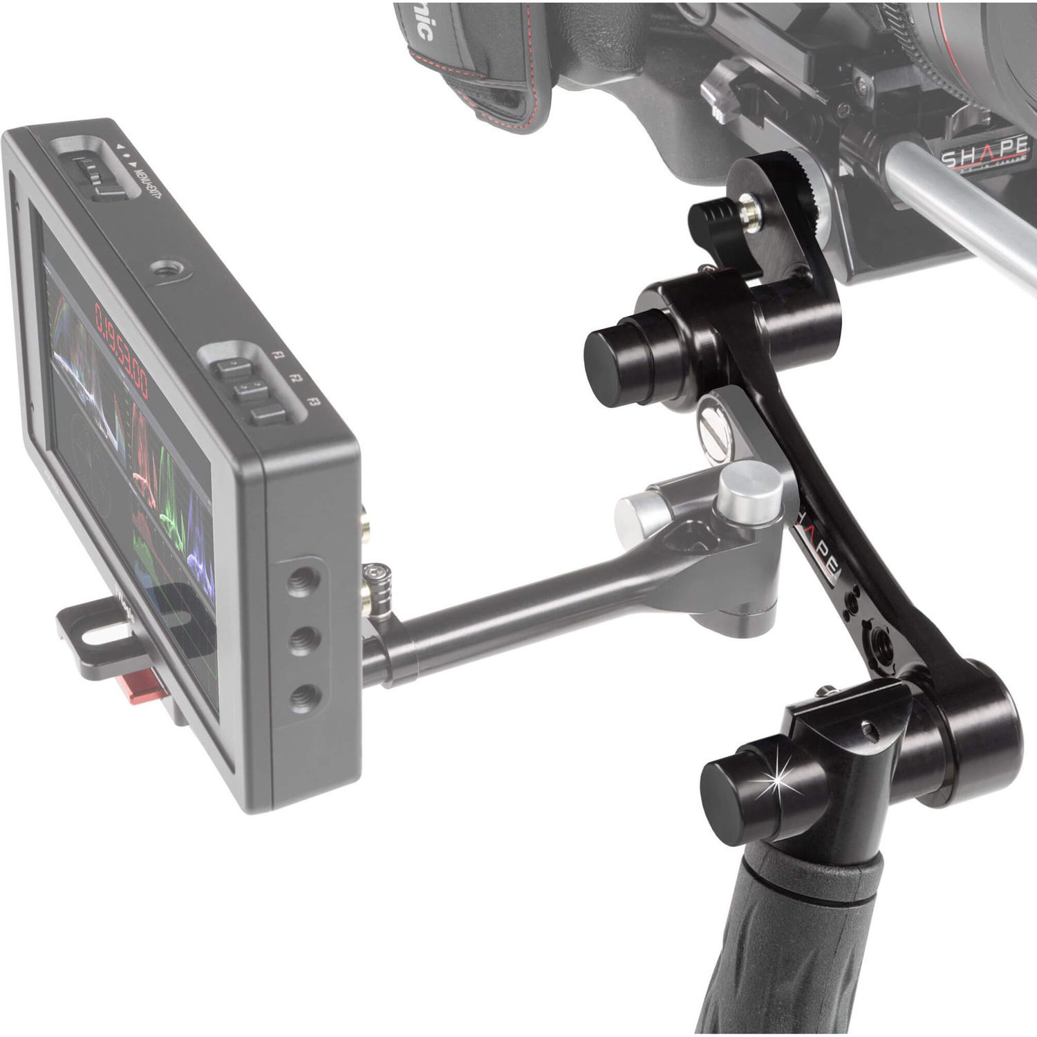 SHAPE - Compact quick handle Arri rosette (Black)