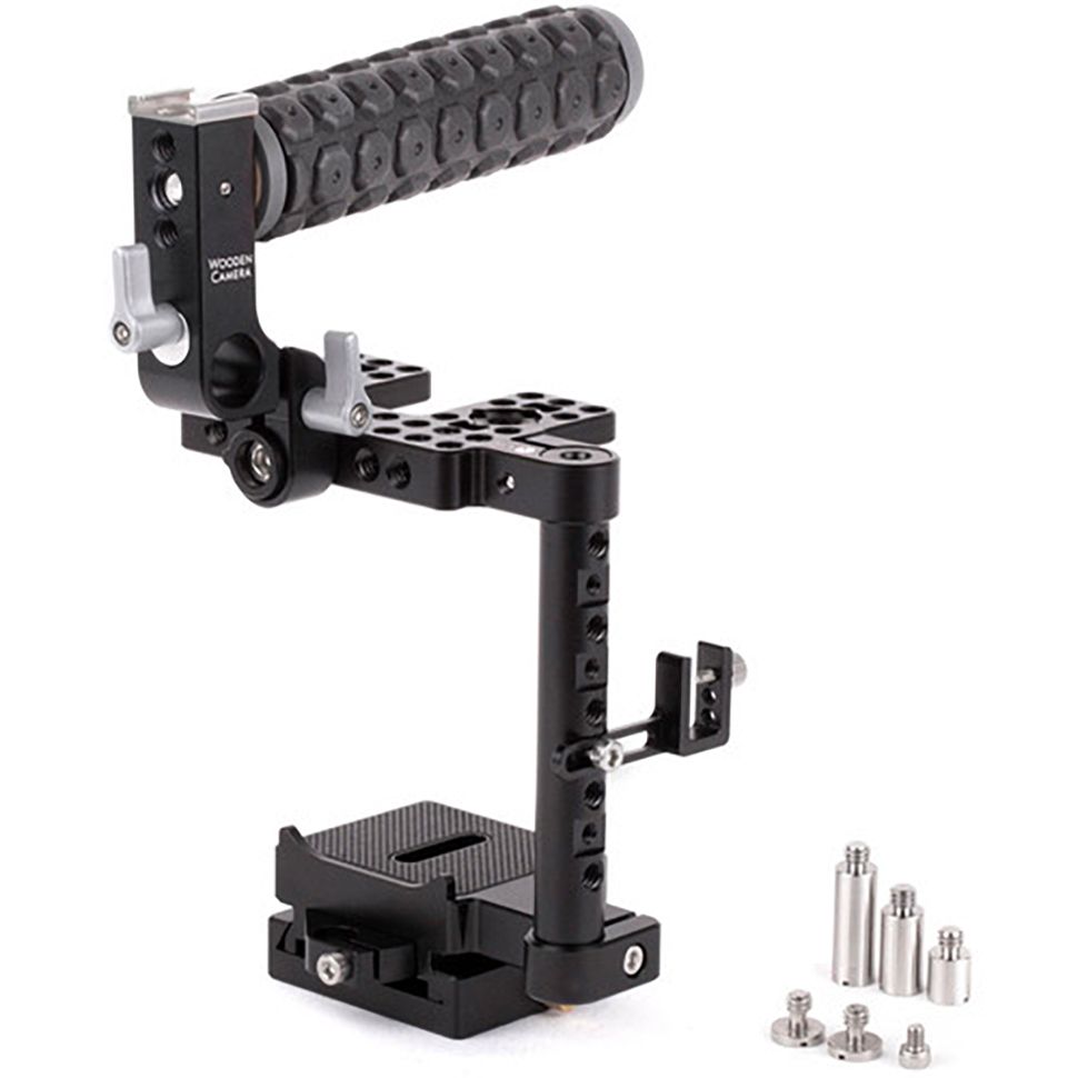 WOODEN CAMERA - Unified DSLR Cage (Small) with Rubber Grip