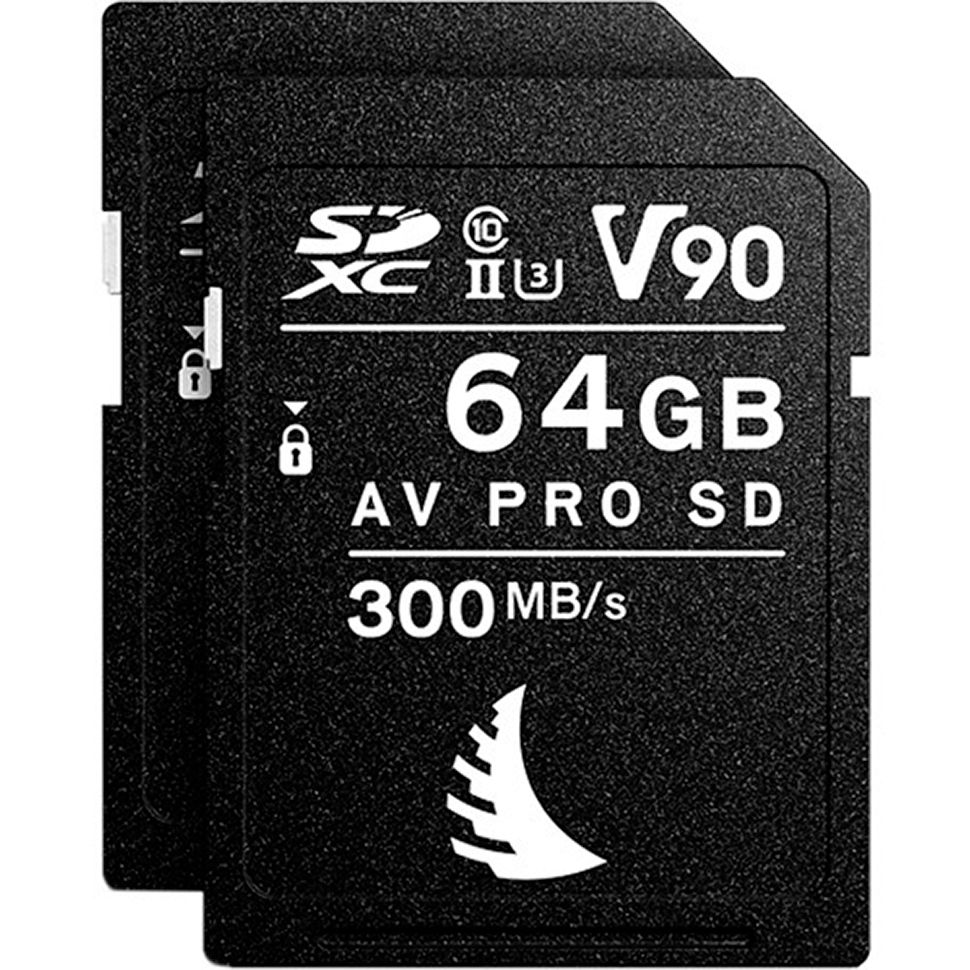 ANGELBIRD - Pack de 2 cartes AV PRO SD MK2 64GB V90