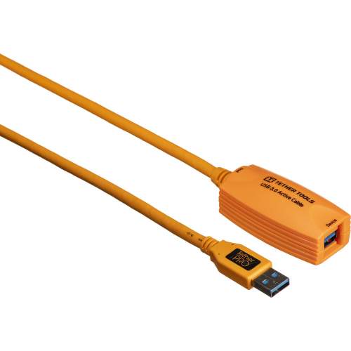 TETHERTOOLS - TetherPro USB 3.0 Active Extension Cable (16' - Orange)