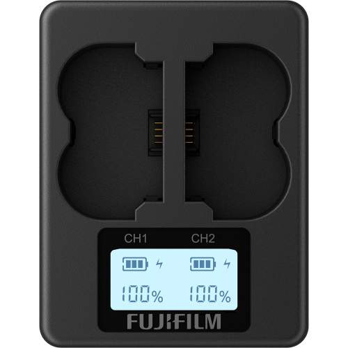 FUJIFILM - Dual Battery Charger for NP-W235 Battery