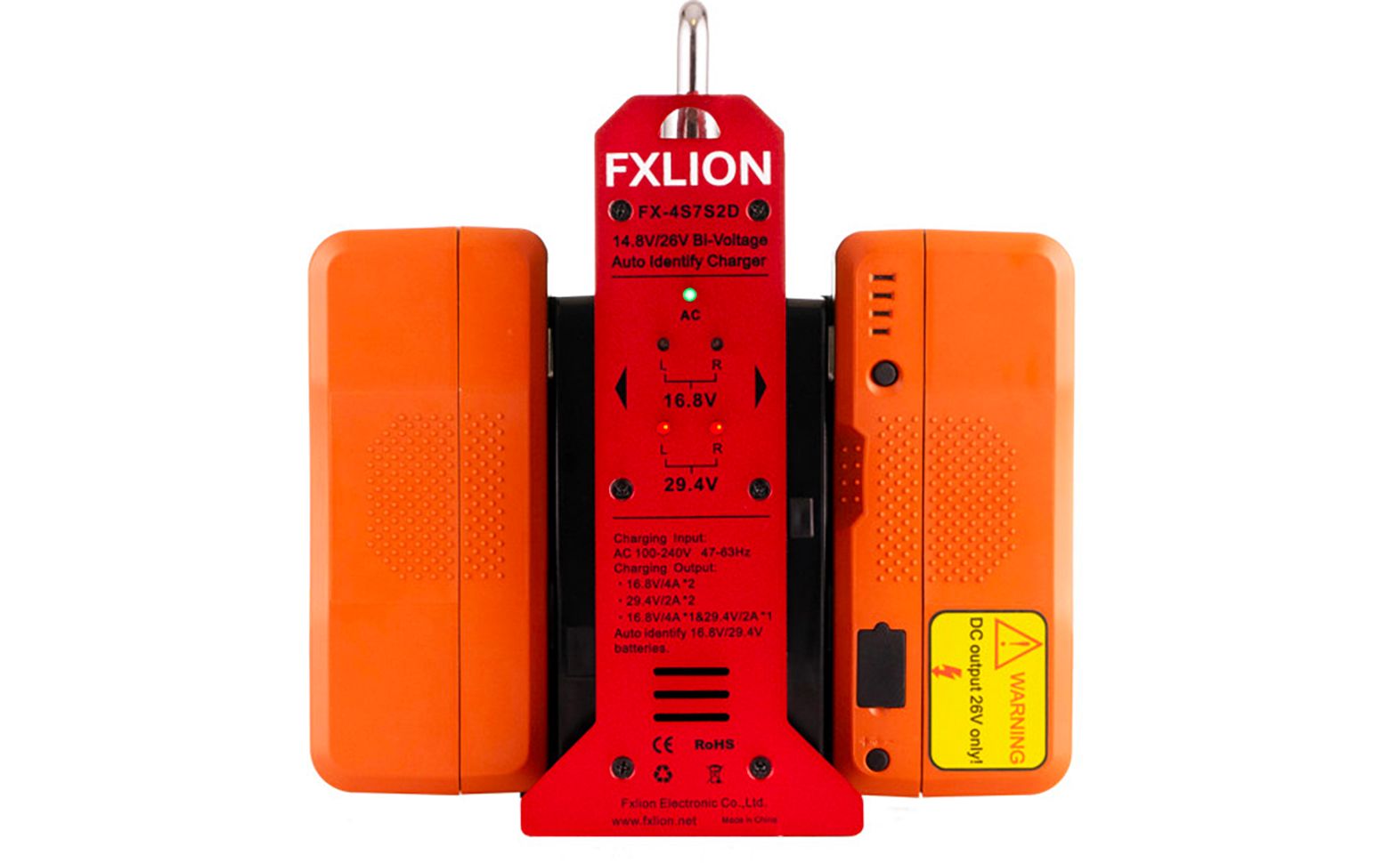 FXLION - 4.8V/26V 2 channels V-lock Charger