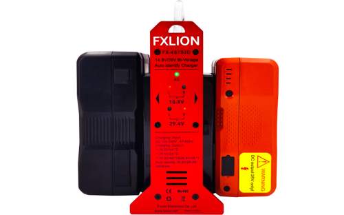 FXLION - Chargeur V-Lock 2 canaux 4.8V/26V