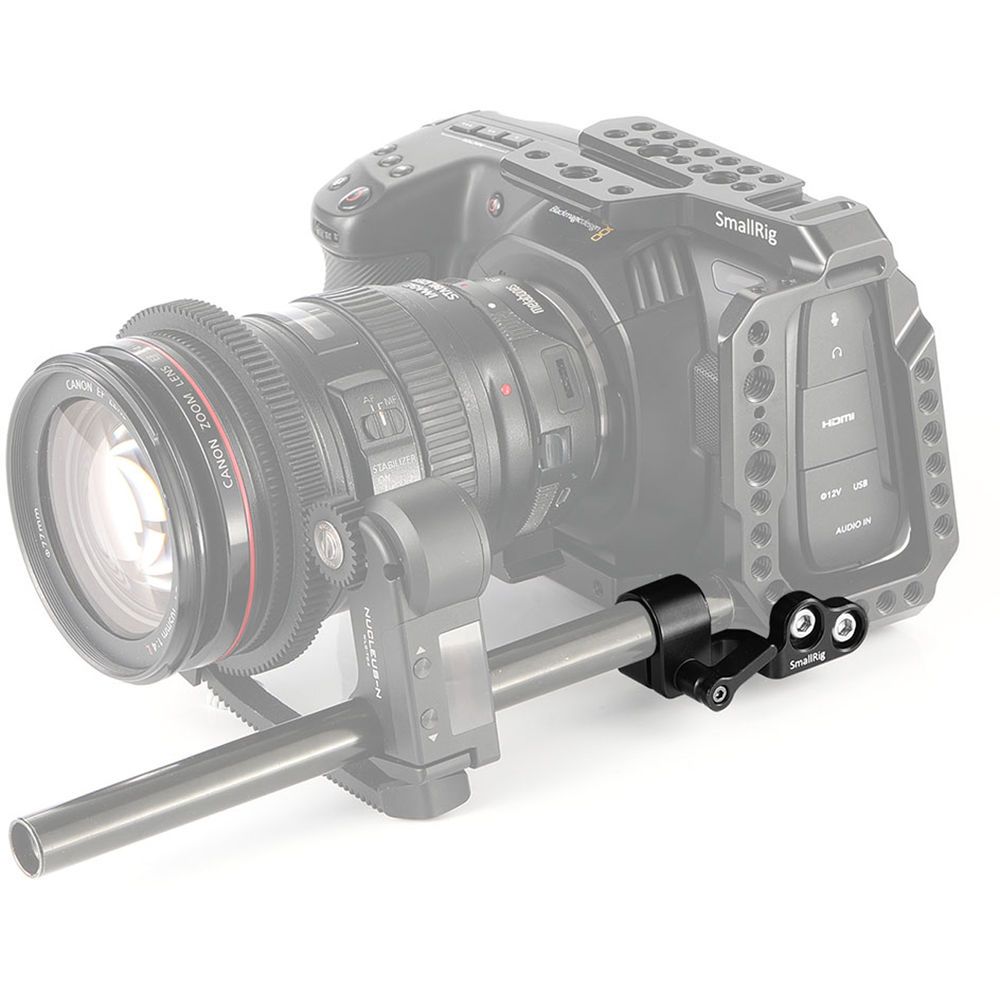 SMALLRIG - Single 15mm Side Mount Rod Clamp for BMPCC 6K and 4K Cages