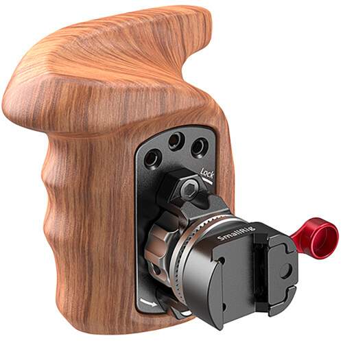 SMALLRIG - Wooden Handgrip with NATO Clamp (Right Hand)