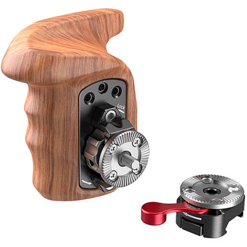 SMALLRIG - Wooden Handgrip with NATO Clamp (Right Hand)