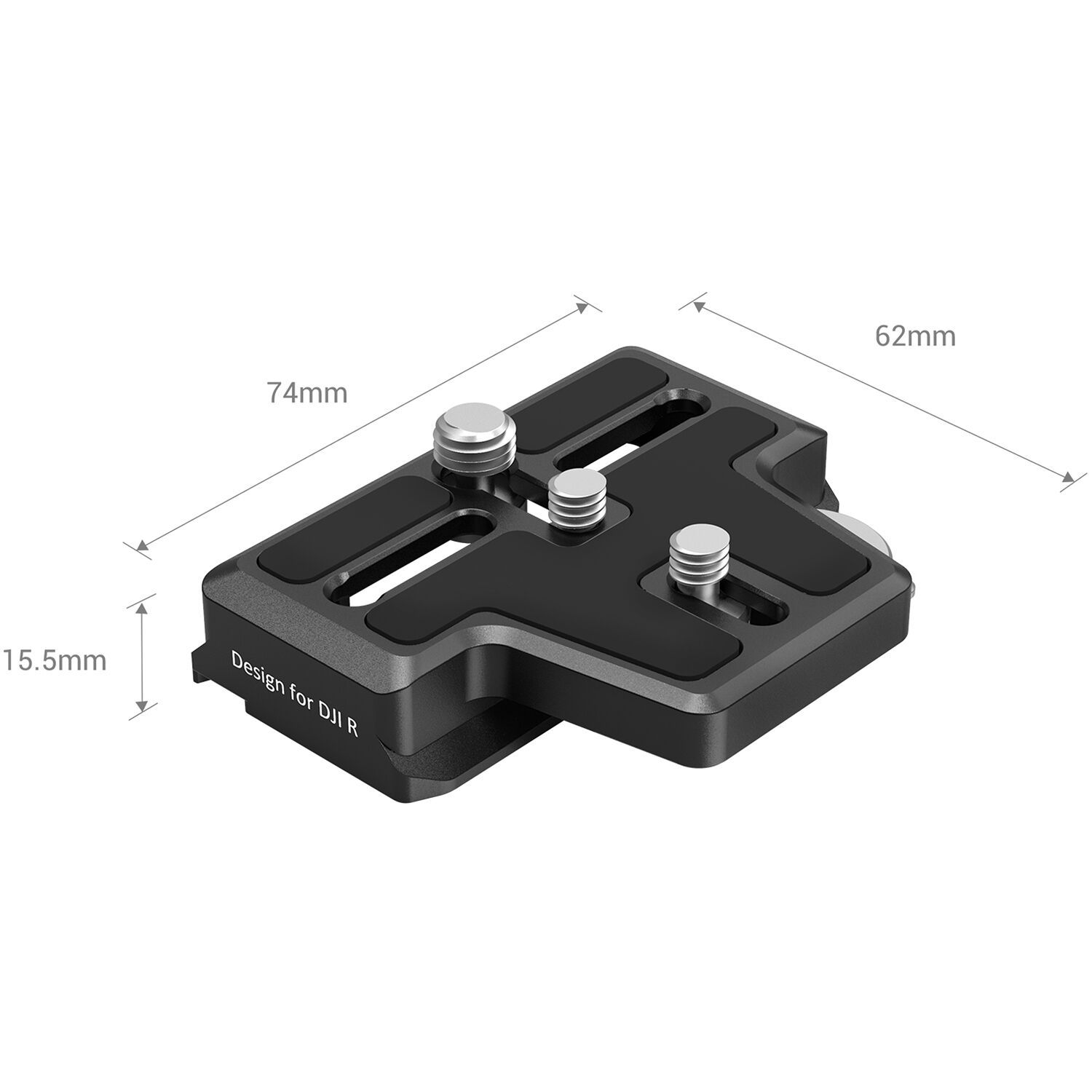 SMALLRIG - Extended Arca-Type Quick Release Plate for DJI RS 2 and RSC 2 Gimbal
