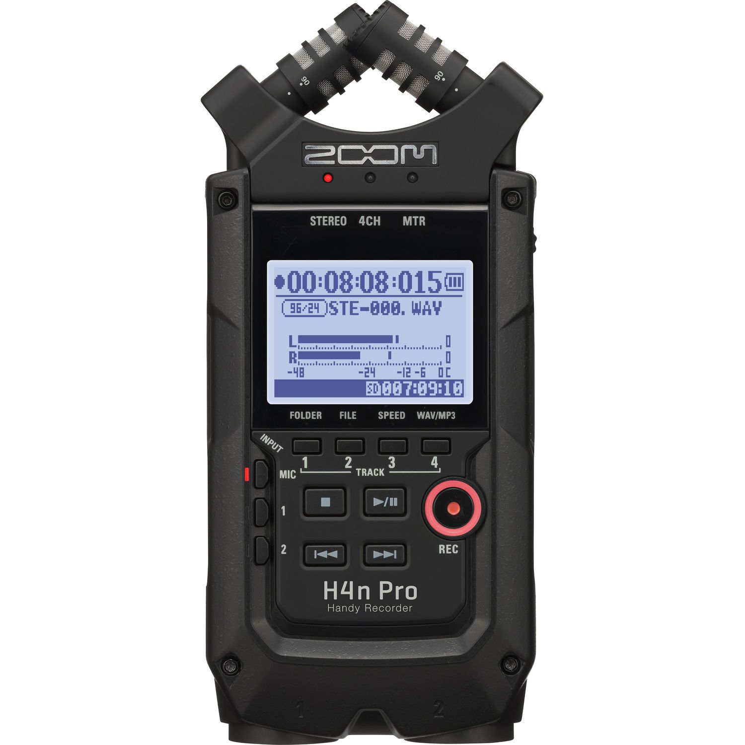 ZOOM - 4-Track Portable Handy Recorder with Onboard X/Y Mic Capsule (Black)