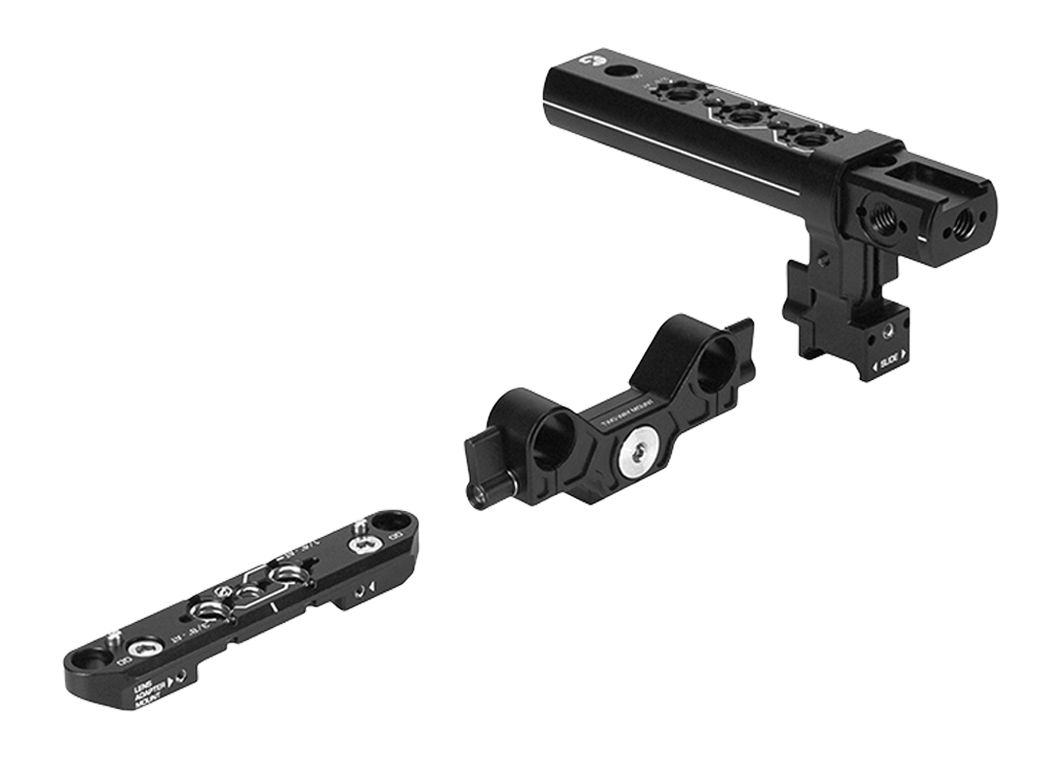 BRIGHT TANGERINE - B4002.0018 - 15mm Top Plate Kit for RED KOMODO