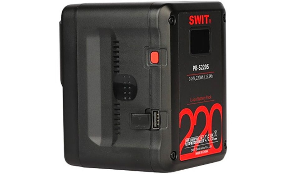 SWIT - PB-S220S - Batterie Square Digital V-Mount 220Wh