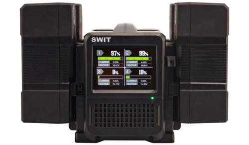 SWIT - PC-P461S - 4x100W Super Fast V-Mount Charger