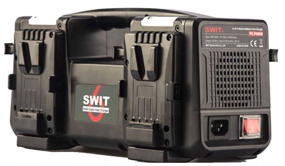 SWIT - PC-P461S - 4x100W Super Fast V-Mount Charger