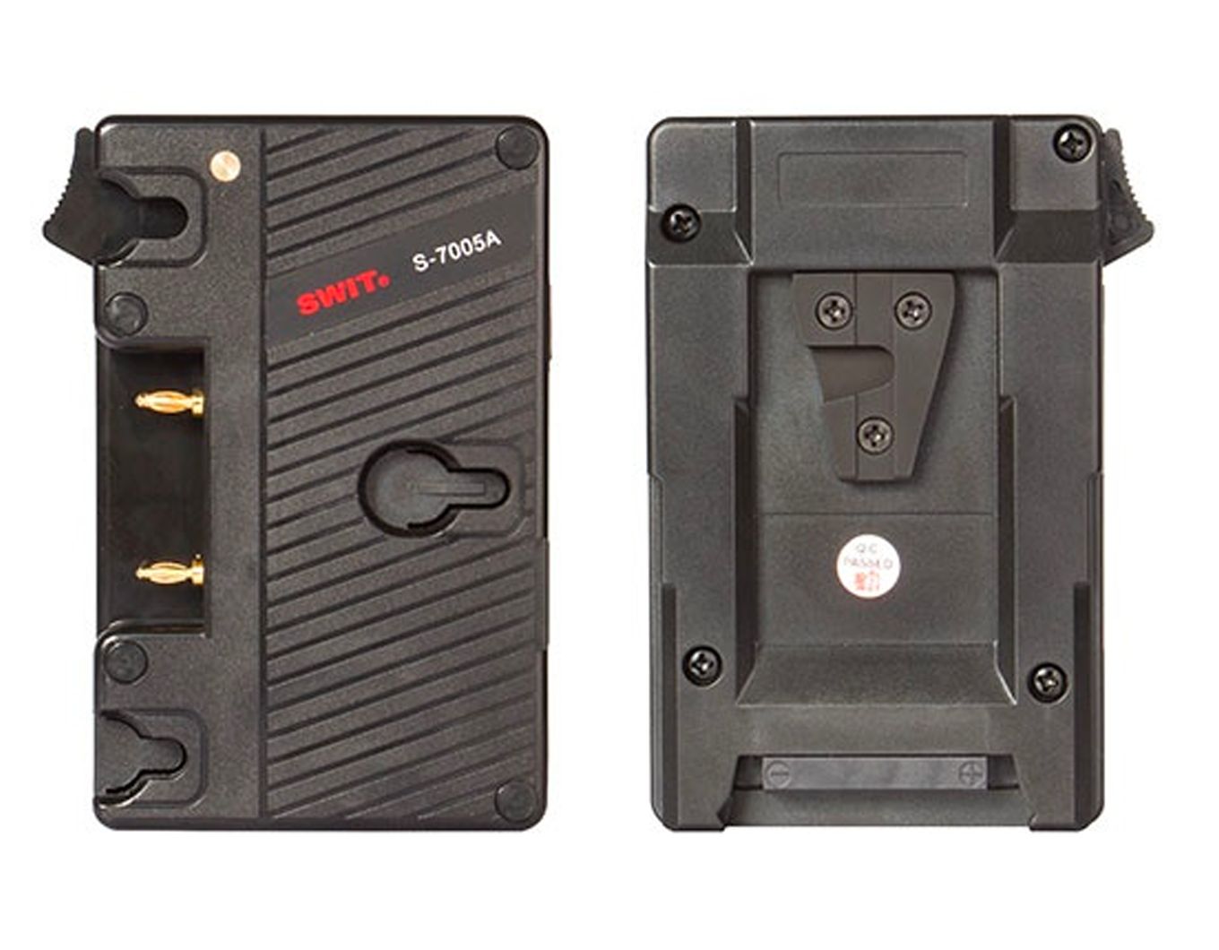 SWIT - S-7005A - Adapteur de batterie V-mount (caméra) vers Gold mount (battery)