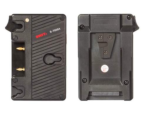 SWIT - S-7005A - Adapteur de batterie V-mount (caméra) vers Gold mount (battery)