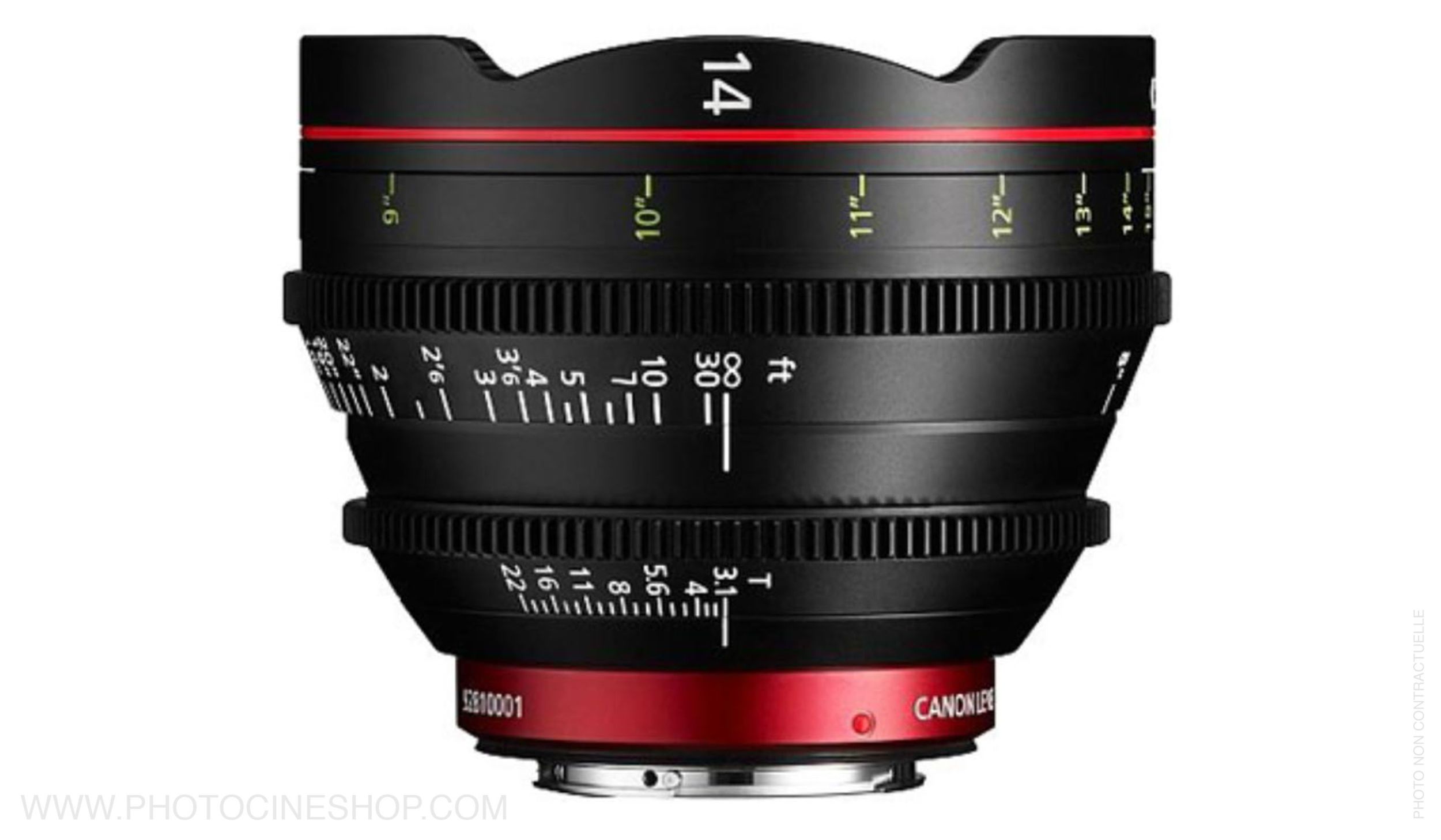 CANON - CN-E 14mm T3.1 EF (meters)