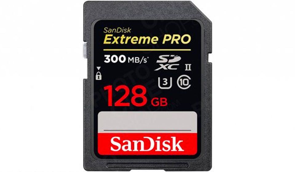 SANDISK - Memory Card SDXC Extreme Pro 128GB, UHS-II, 300MB/s
