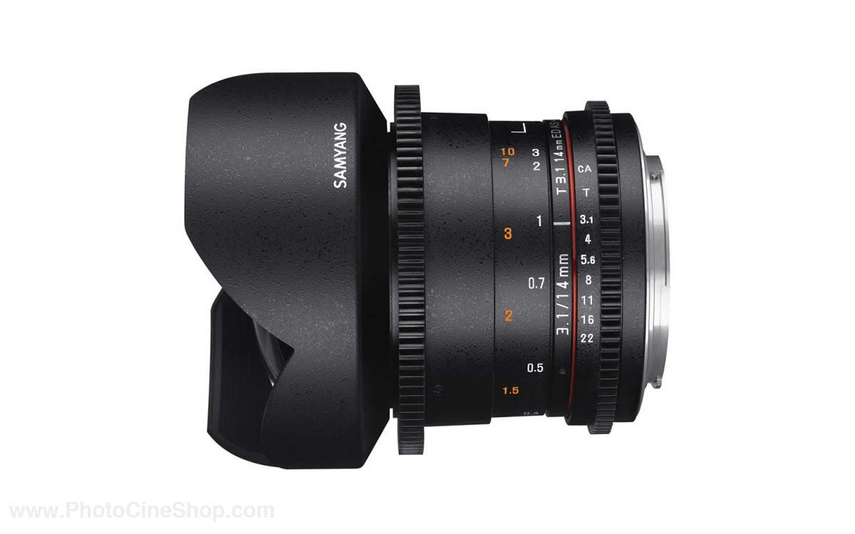 SAMYANG - 14mm T3.1 ED AS IF UMC VDSLR II Canon