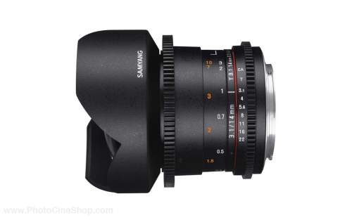 SAMYANG - 14mm T3.1 ED AS IF UMC VDSLR II Canon