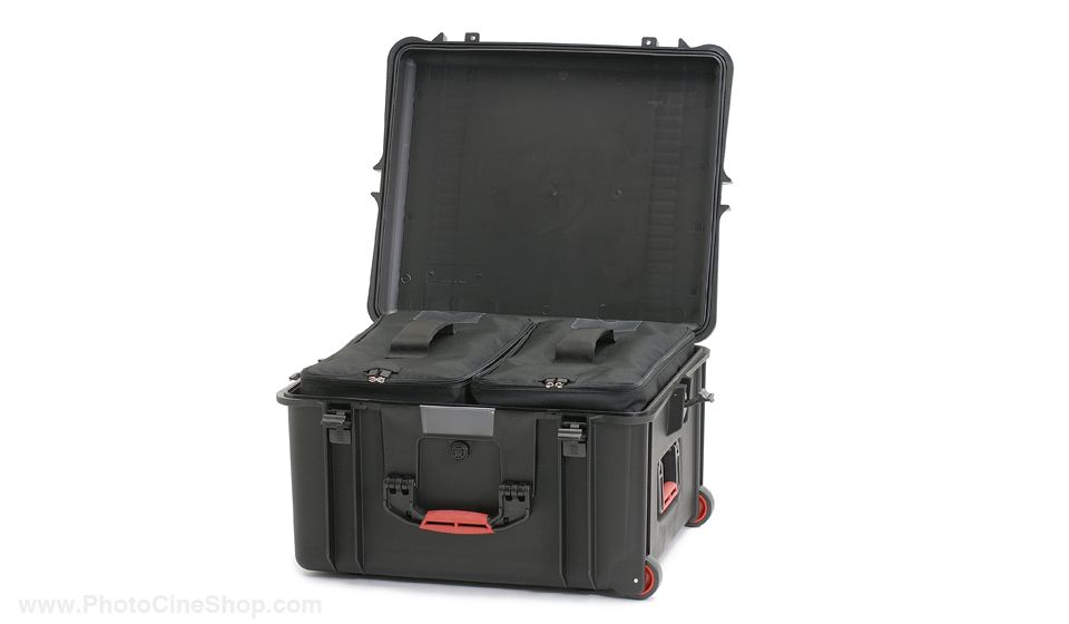 HPRC - Wheeled Case 2730W with 2 Bags and Dividers - Black
