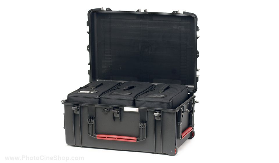 HPRC - Wheeled Case 2780W with 3 Bags and Dividers - Black