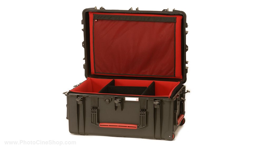 HPRC - Wheeled Case 2780W with Soft Deck and Dividers - Black