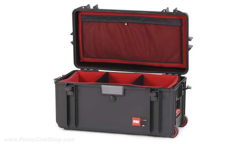 HPRC - Wheeled Case 4300W with Soft Deck and Dividers - Black