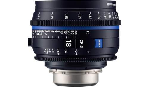 ZEISS - Compact Prime CP.3 18mm T2.9 PL XD (pieds)