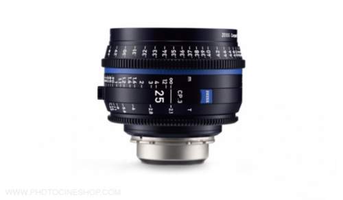 ZEISS - Compact Prime CP.3 25mm T2.1 EF (pieds)