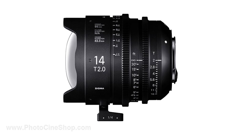 SIGMA - Cine High Speed Prime Full Frame 14mm T12 EF - Metric