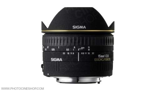 SIGMA - Optique 15mm F/2.8 Fish Eye DG EX ART CANON